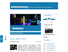 Tablet Screenshot of bandcommunity-leipzig.org